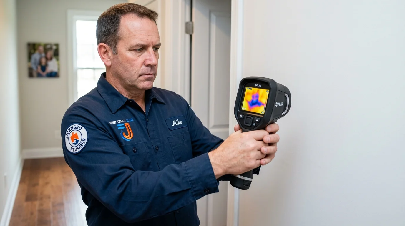 Thermal imaging leak detection by Johns Plumbing LLC in Lewisburg